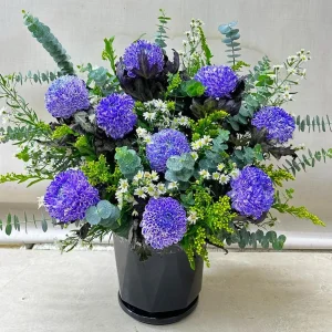 Blue Chrysanthemum Bouquet in Sharjah