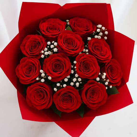 15 Red Roses Bouquet