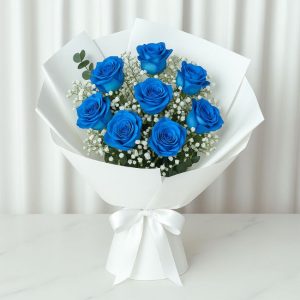Blue Rose Bouquet