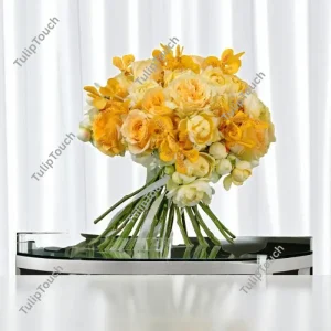 Golden Fusion Flower Bouquet