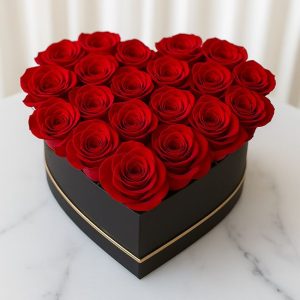 Heart Red Roses