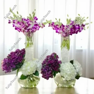 Hydrangea and Orchid Bouquet