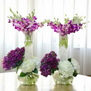 Hydrangea and Orchid Bouquet