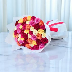 Multicolor Rose Bouquet