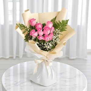 Pink Roses Bouquet