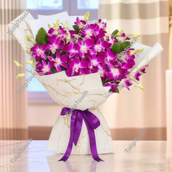 Purple Orchid Bouquet