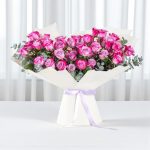 Purple Blooming Roses