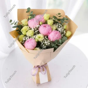 Peony Flower Bouquet