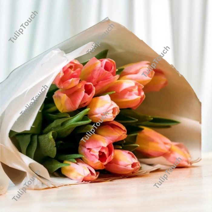 Orange Tulip Bouquet