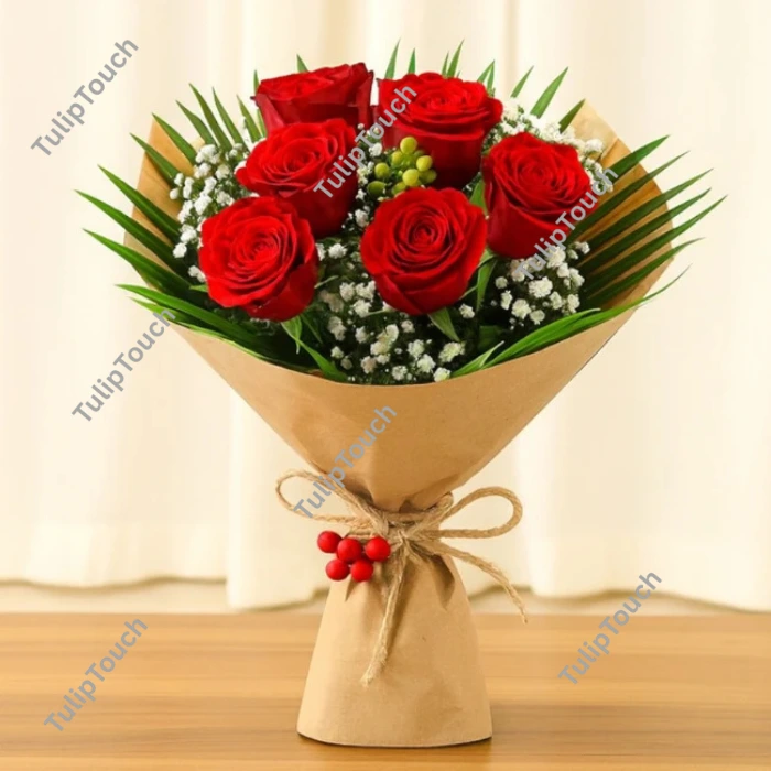 Long Stem Red Roses