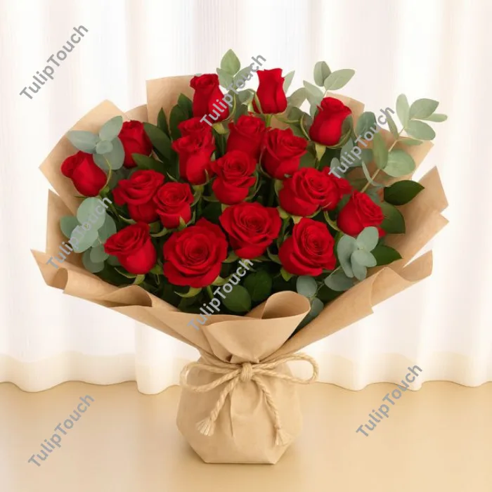 20 Red Roses Bouquet