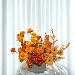 Orange Flower Boxes