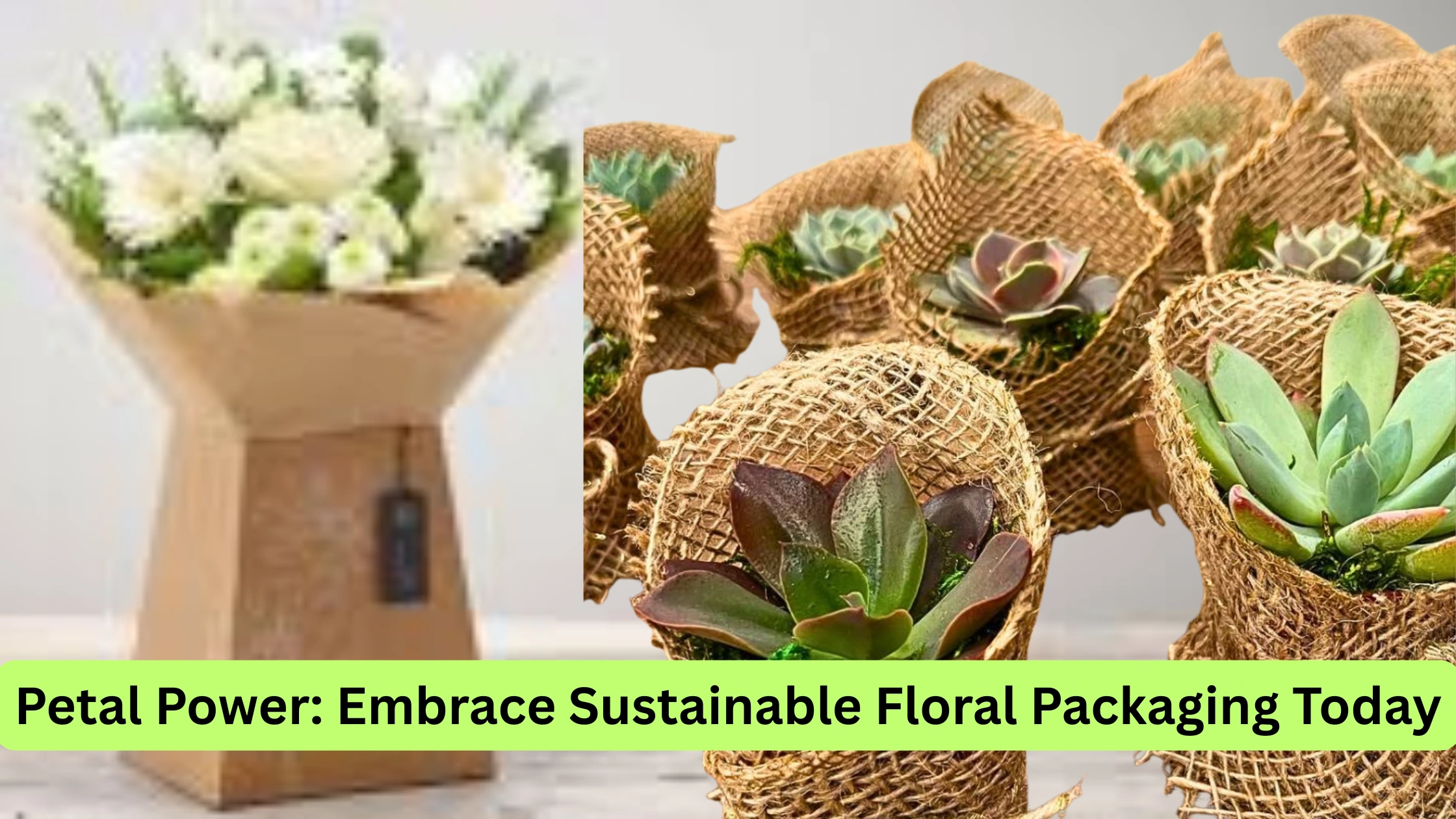 sustainable floral packaging