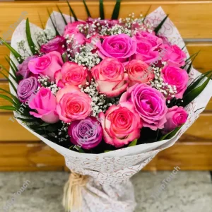 pink and purple combination